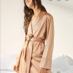 Aritzia Monroe silk robe